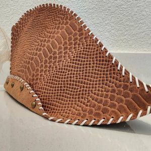 Leather Robinhood hat