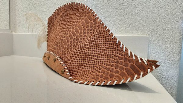 Leather Robinhood hat